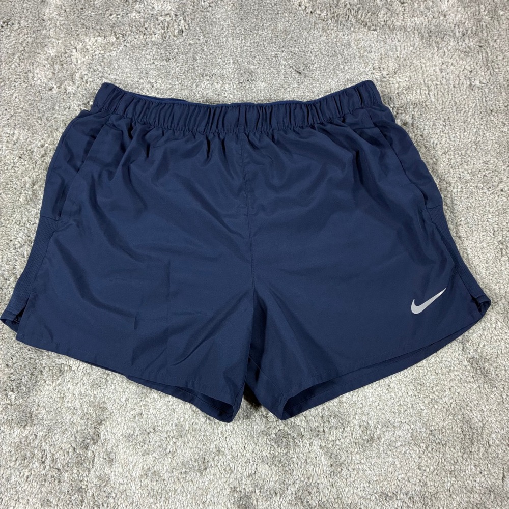 Nike Challenger 5" Running Shorts Mens Large Navy Blue Dri-FIT DV9363-451